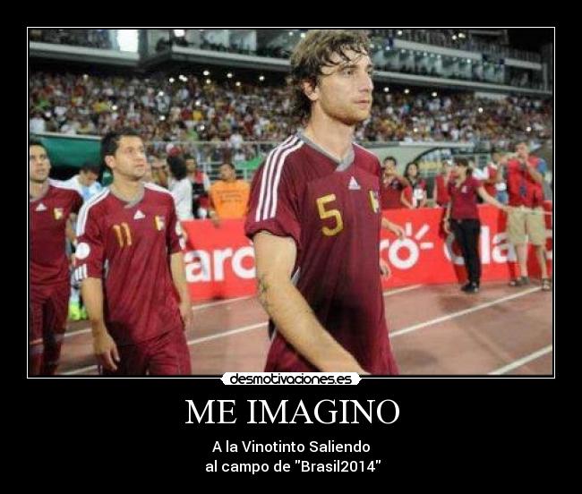 ME IMAGINO - A la Vinotinto Saliendo
al campo de Brasil2014