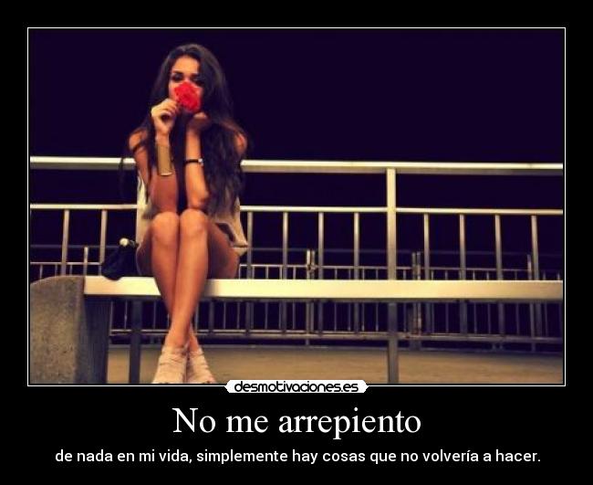 No me arrepiento - 