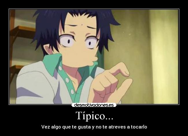 Típico... - Vez algo que te gusta y no te atreves a tocarlo