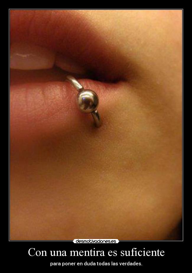 Con una mentira es suficiente - 