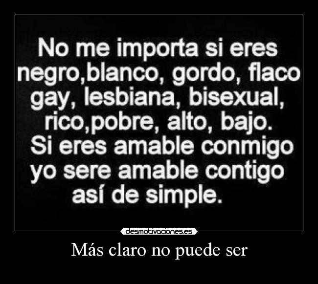 Más claro no puede ser - 