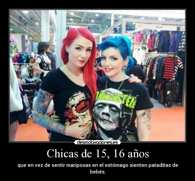 Chicas de 15, 16 años - 