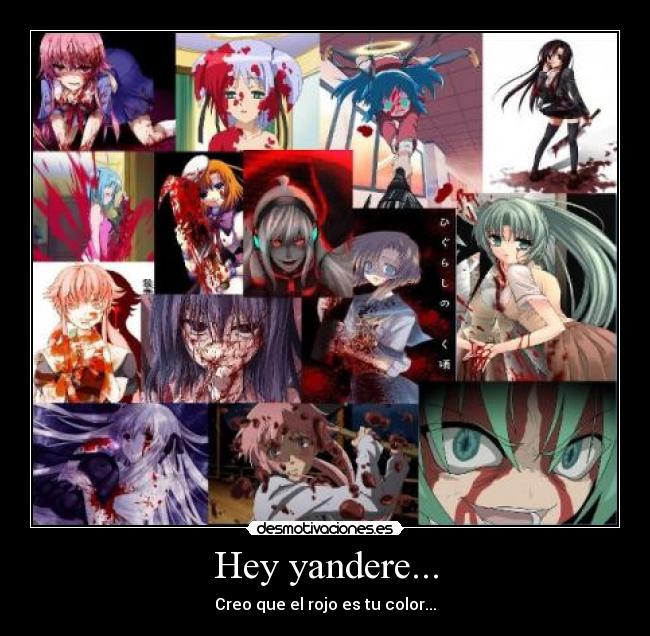 Hey yandere... -