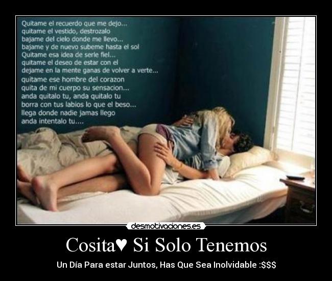 Cosita♥ Si Solo Tenemos -