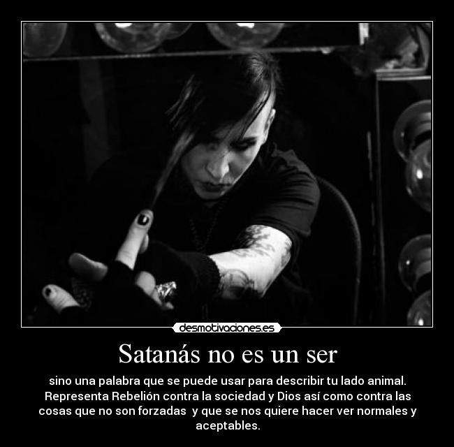 Satanás no es un ser - 