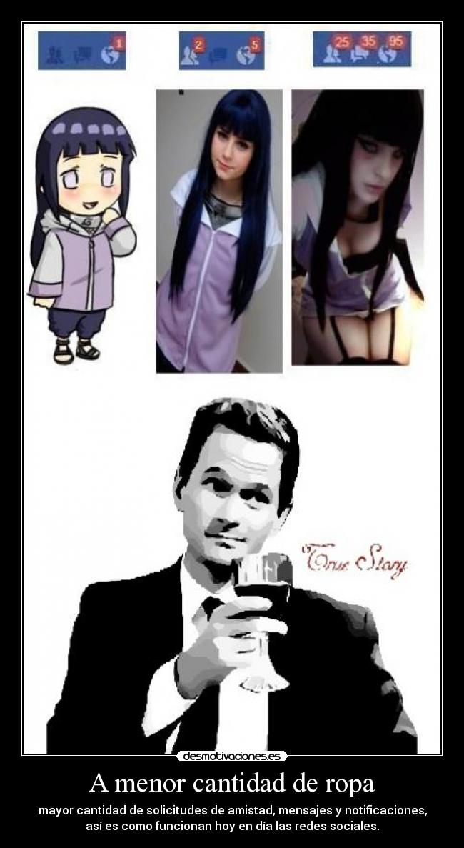 A menor cantidad de ropa -