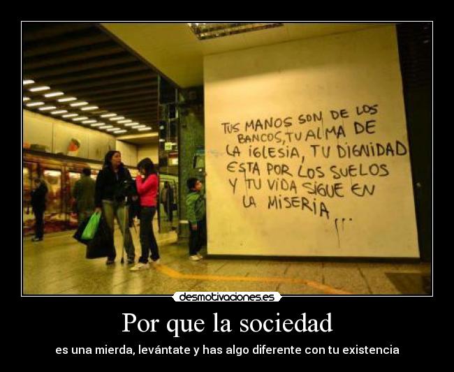 Por que la sociedad - 