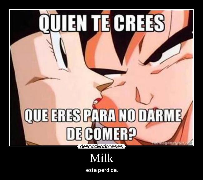 Milk - esta perdida.
