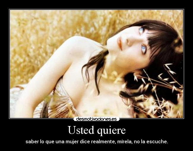 Usted quiere - 