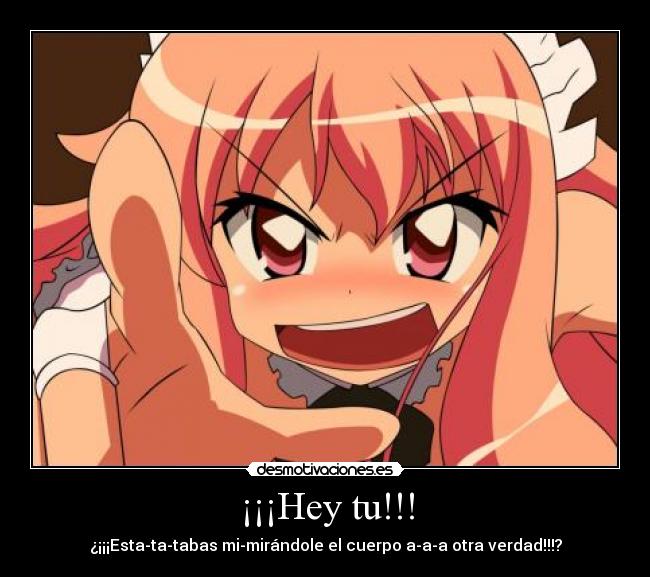 carteles anime zero tsukaima louise celos pena tsundere desmotivaciones