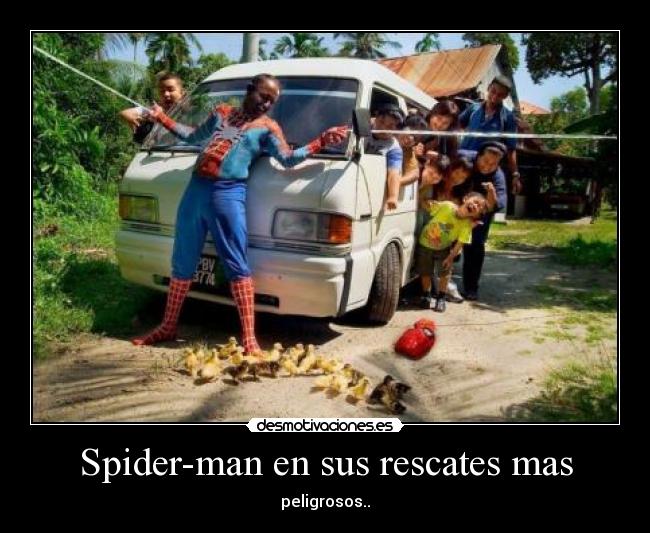 Spider-man en sus rescates mas - 