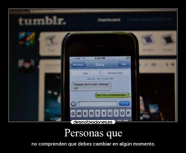 Personas que - 