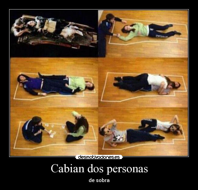 Cabian dos personas -