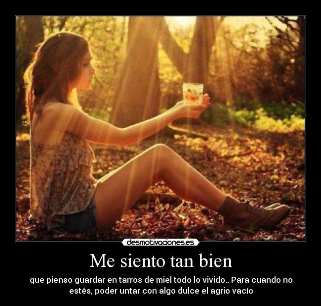 Me siento tan bien - 