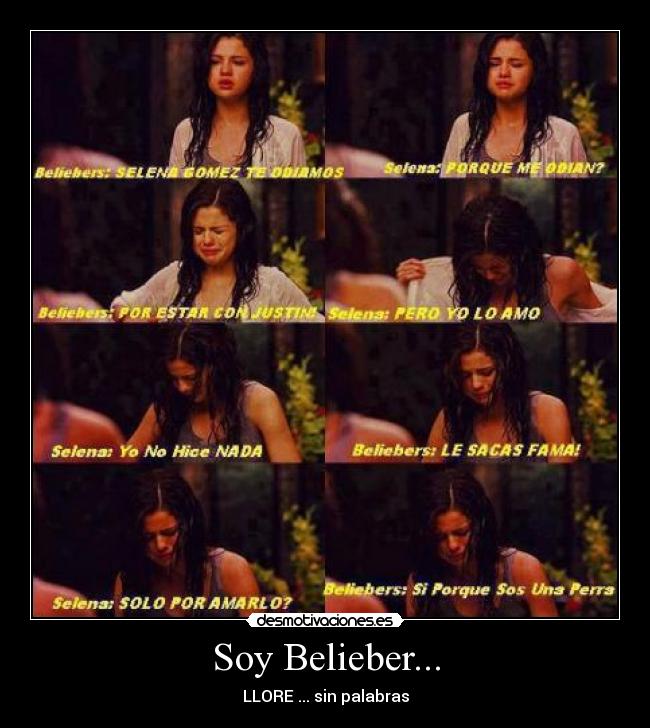 Soy Belieber... - LLORE ... sin palabras