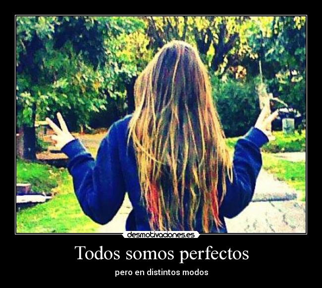 Todos somos perfectos -