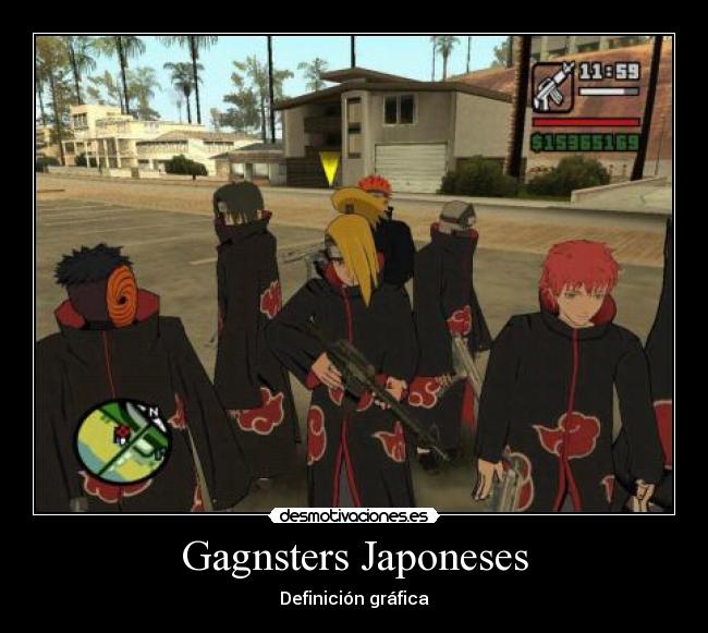 Gagnsters Japoneses - Definición gráfica