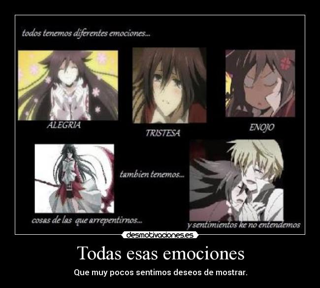 Todas esas emociones - 
