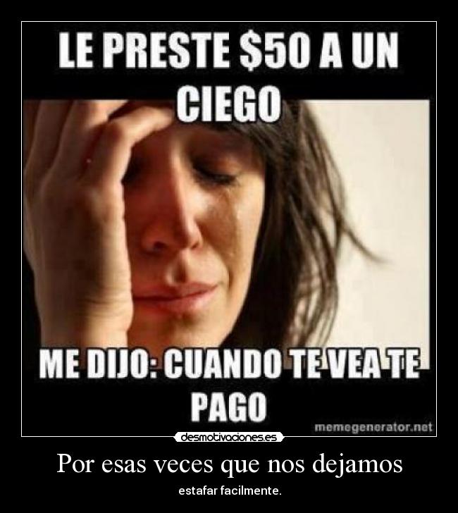 Por esas veces que nos dejamos -