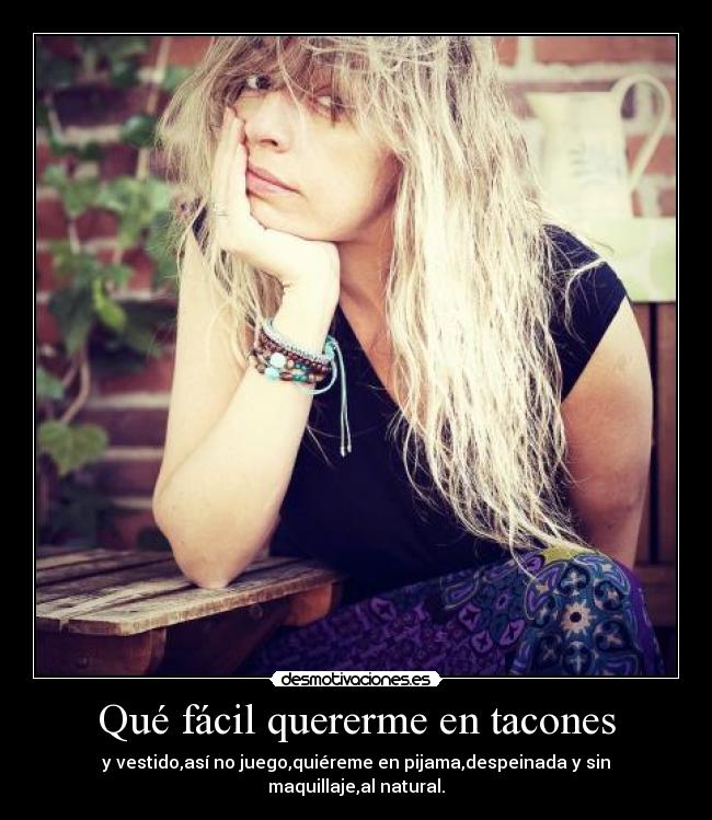 Qué fácil quererme en tacones - 