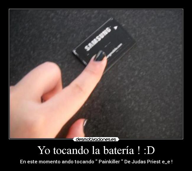 Yo tocando la batería ! :D - En este momento ando tocando Painkiller De Judas Priest e_e !