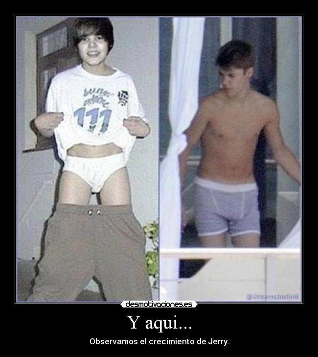 carteles jerry justin bieber desmotivaciones