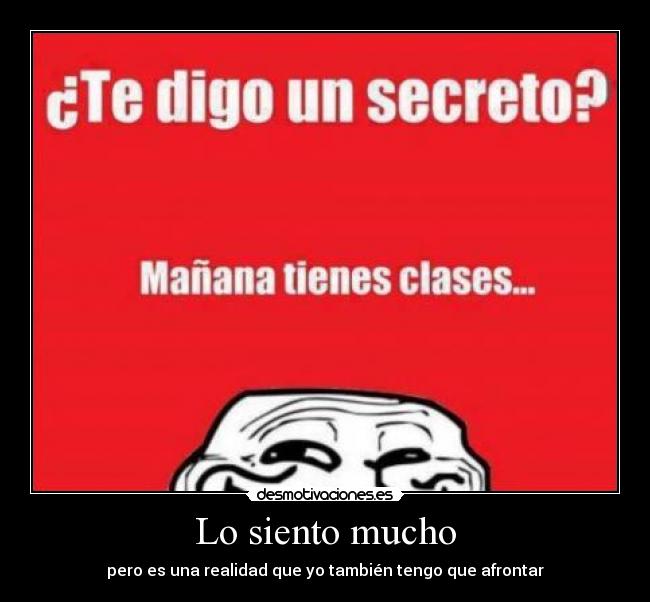 Lo siento mucho - 