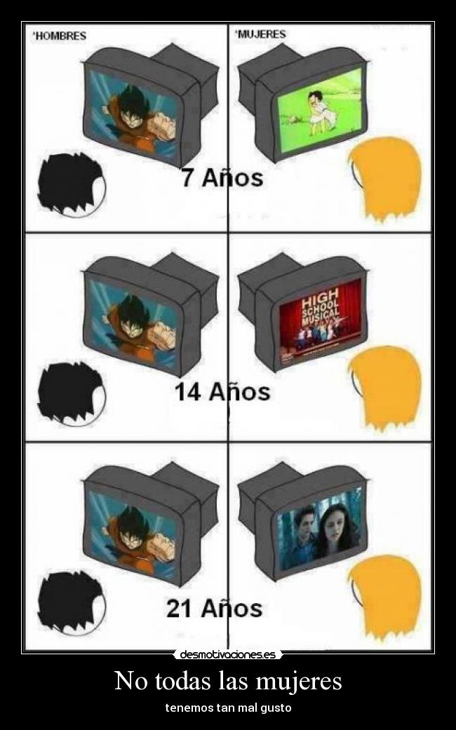 No todas las mujeres - tenemos tan mal gusto