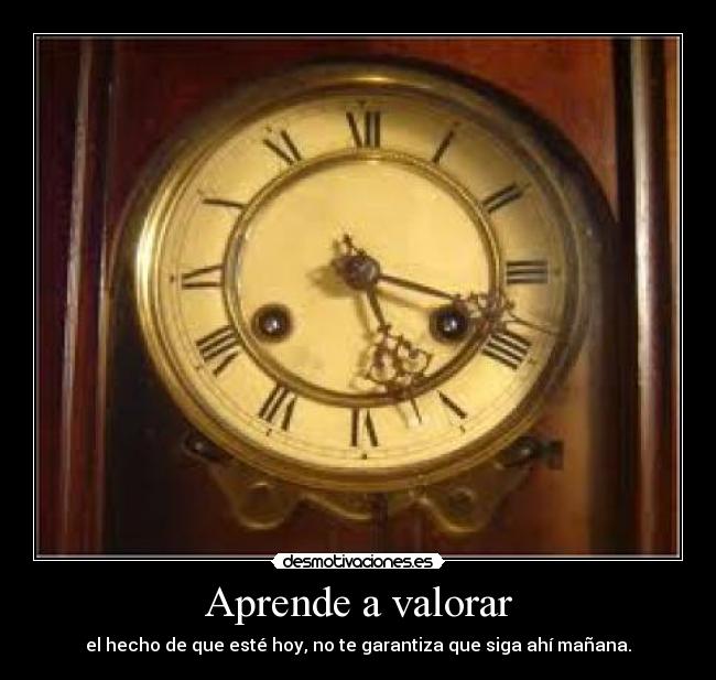 Aprende a valorar - 