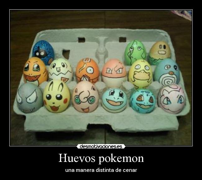 Huevos pokemon -