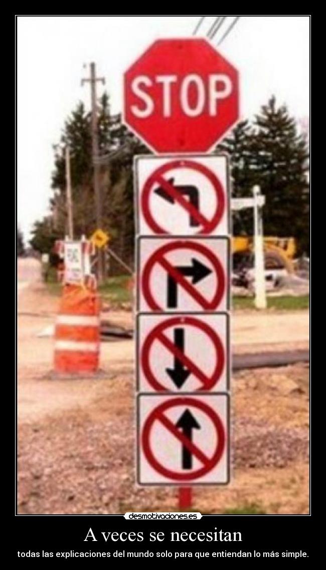 A veces se necesitan - 