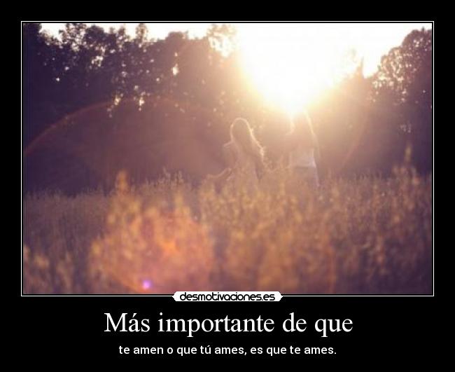 Más importante de que - 