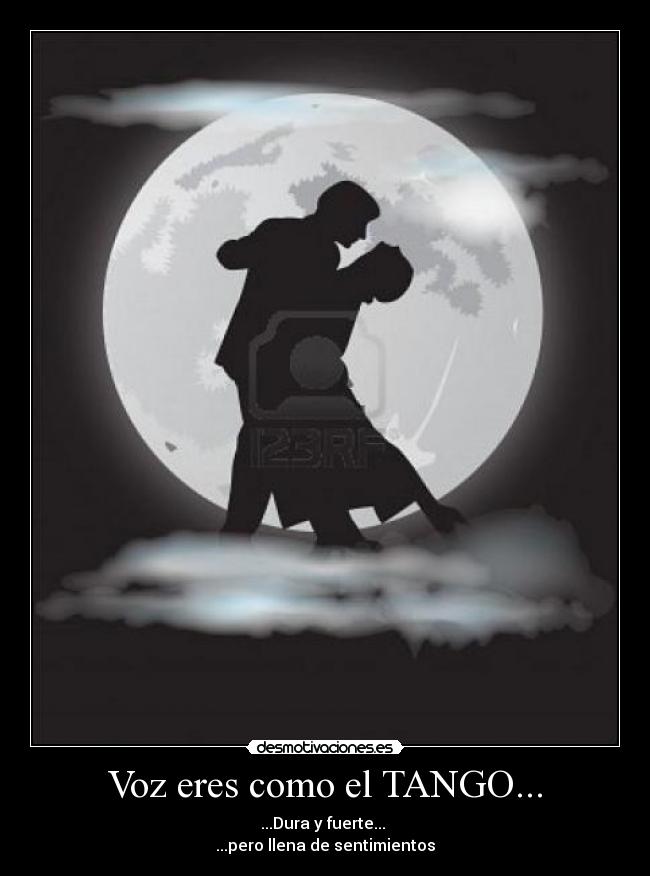 carteles tango desmotivaciones