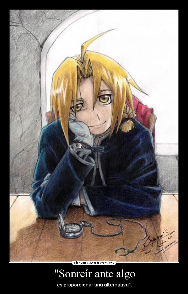 Sonreír ante algo - 