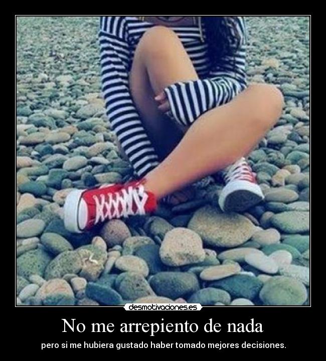 No me arrepiento de nada -