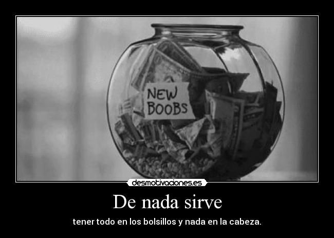 De nada sirve - 