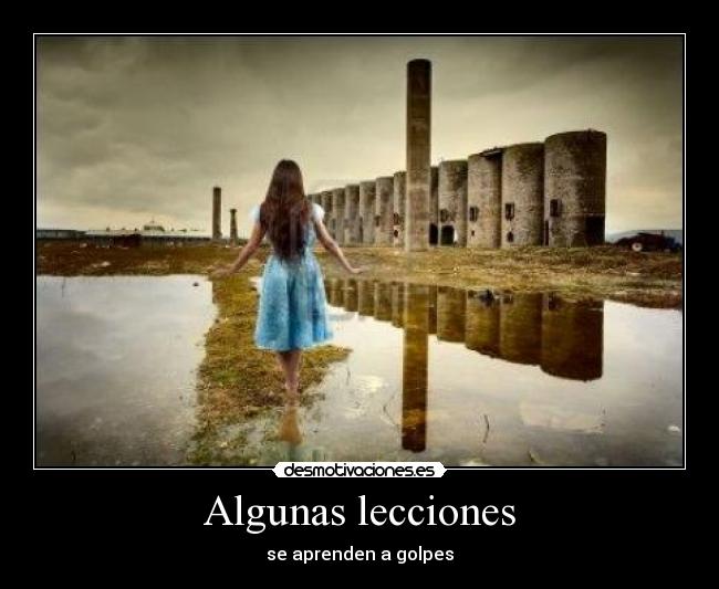 Algunas lecciones -