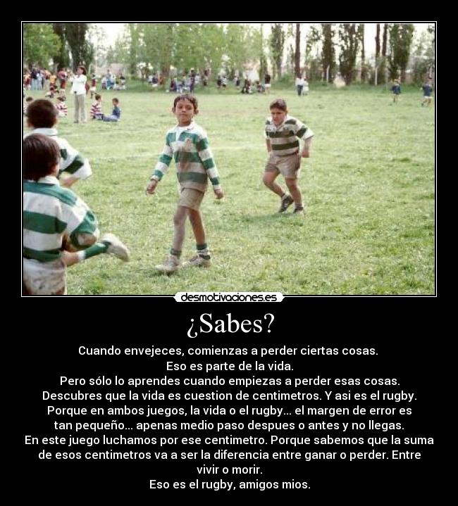 carteles rugby desmotivaciones