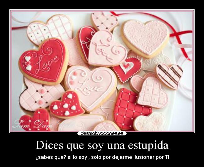 Dices que soy una estupida -