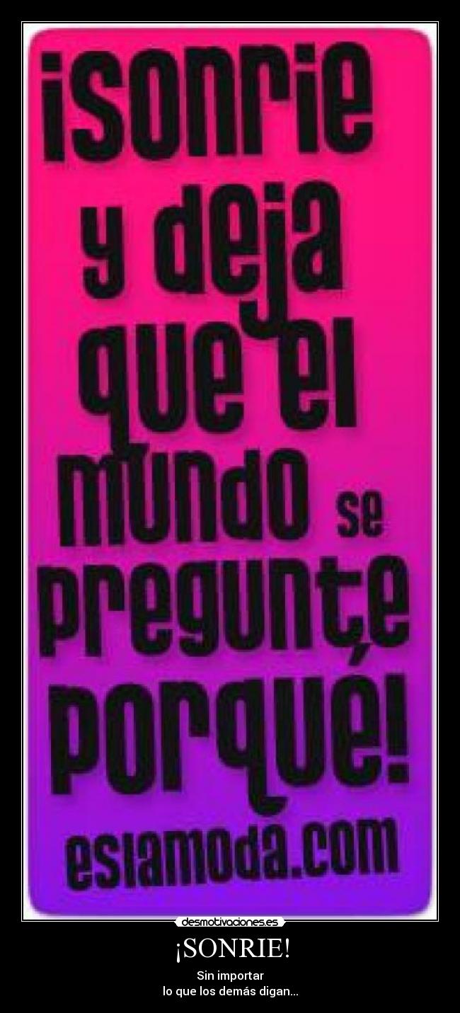 ¡SONRIE! - 