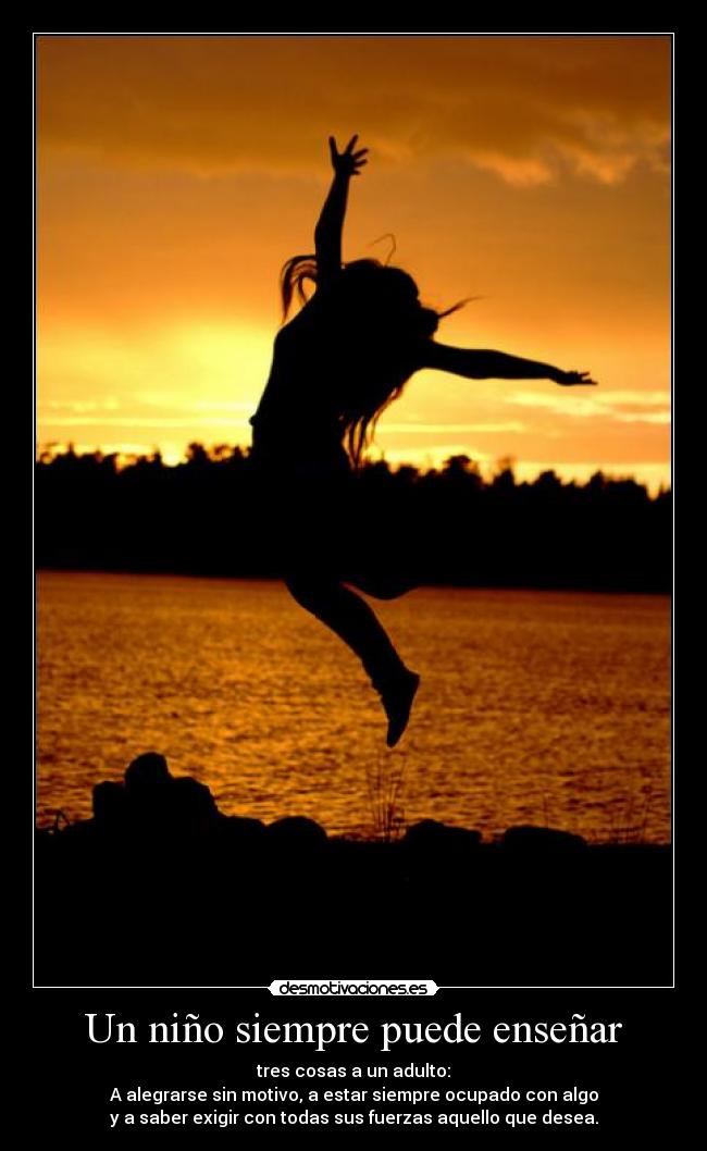Un niño siempre puede enseñar -