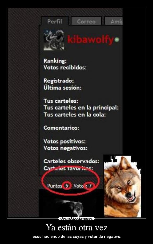 Ya están otra vez -