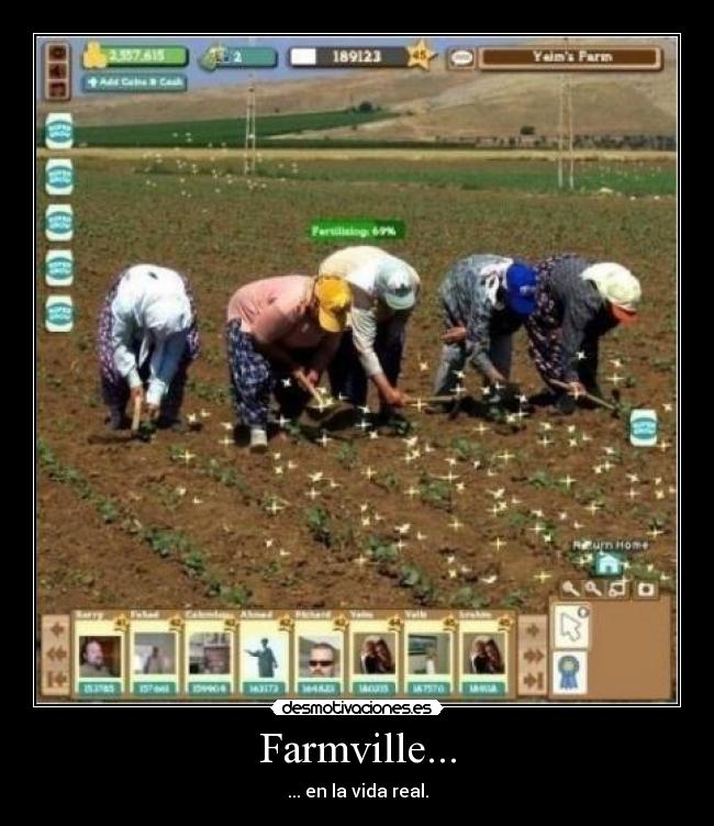 carteles farmville desmotivaciones