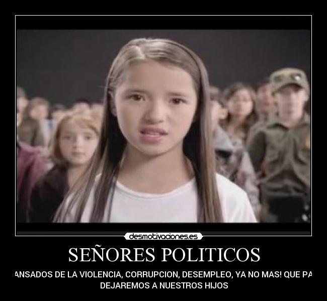 SEÑORES POLITICOS - 