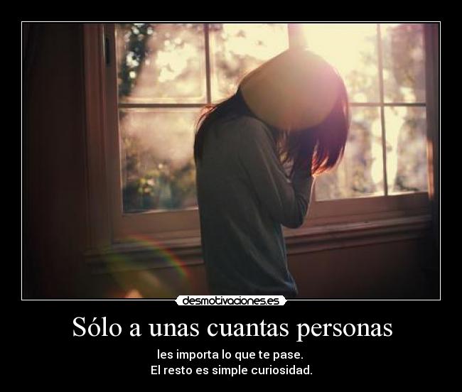 Sólo a unas cuantas personas - 