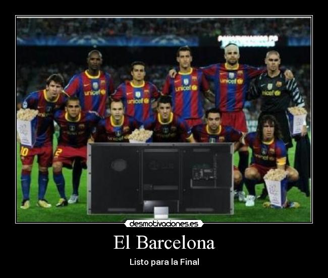 El Barcelona - Listo para la Final