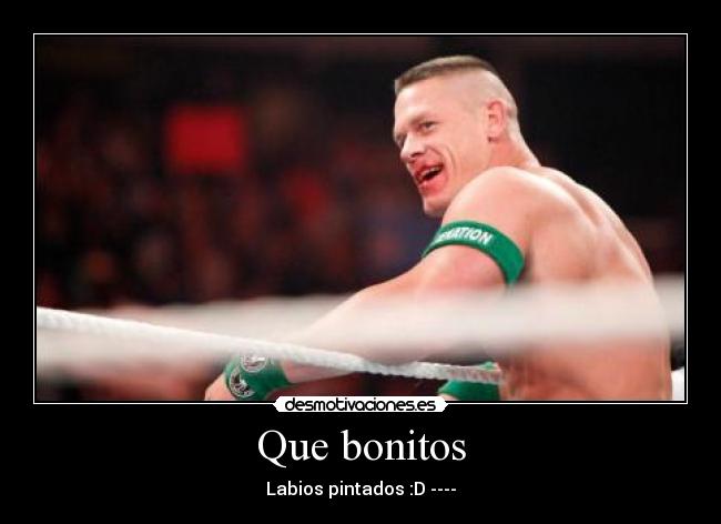 Que bonitos - Labios pintados :D ----