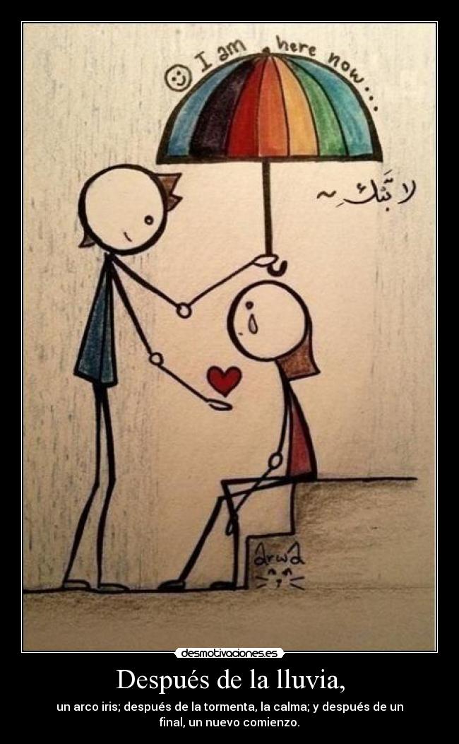 Después de la lluvia, -