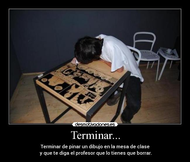 carteles pintura desmotivaciones