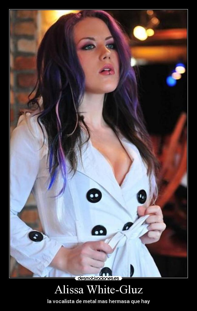 Alissa White-Gluz - la vocalista de metal mas hermasa que hay